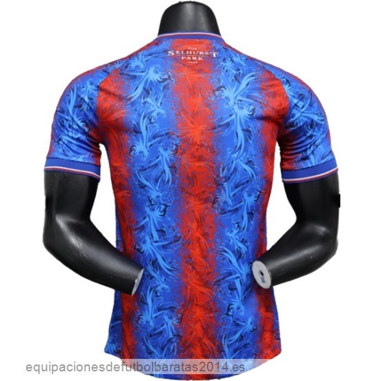 Nuevo 1ª Jugadores Camiseta Crystal Palace 24/25 Azul Rojo Baratas